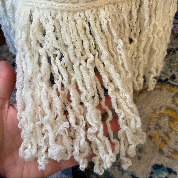 ❌SOLD🏷️Le Superbe Bohemian Knit Duster Sweater Cardigan Coat in Cream Size Small - Picture 8 of 11